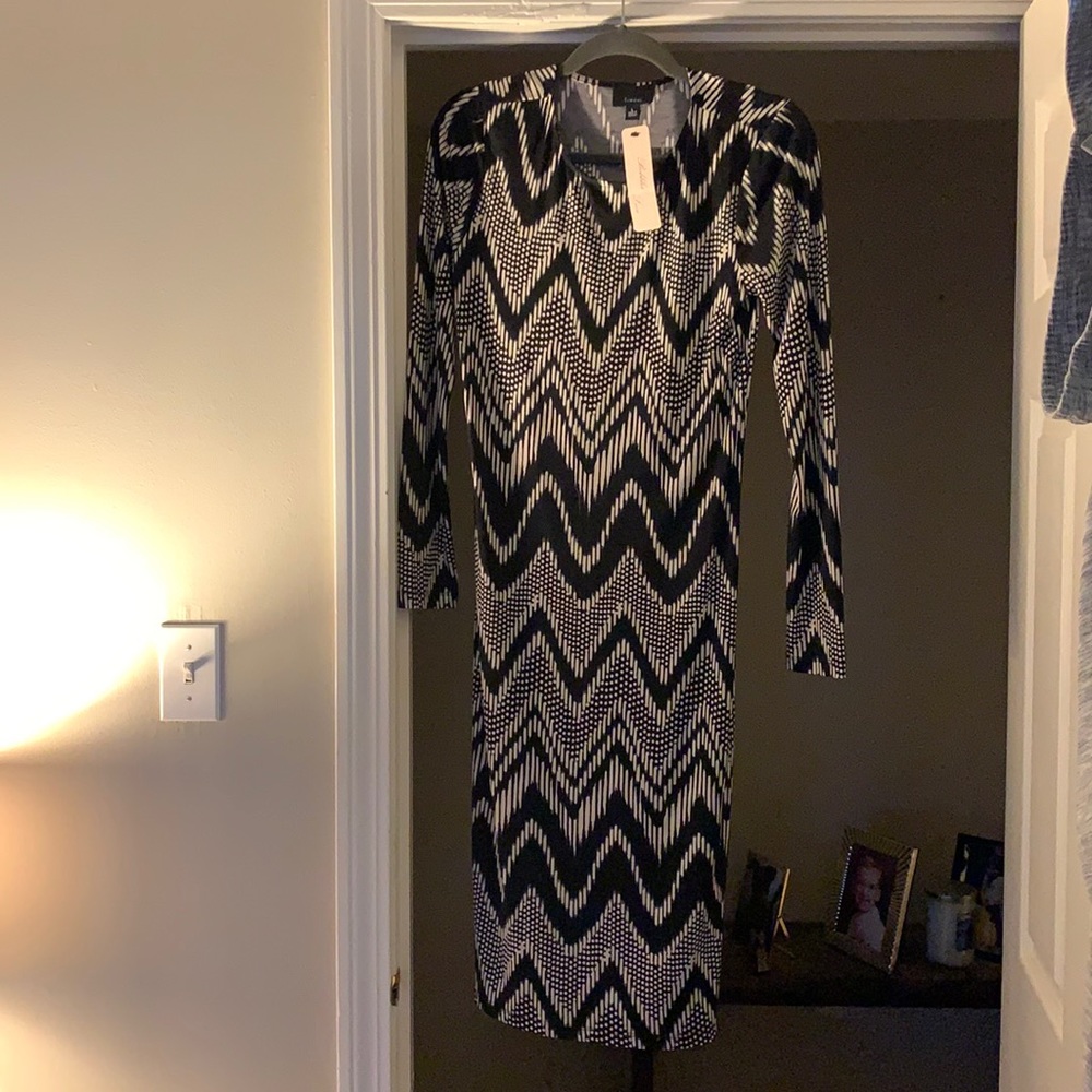 Lumiere Black and White Dress